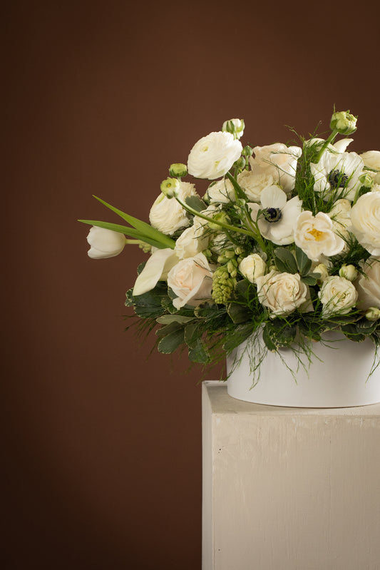 Lilah Flower Arrangement – Pure Elegance for Mother's Day