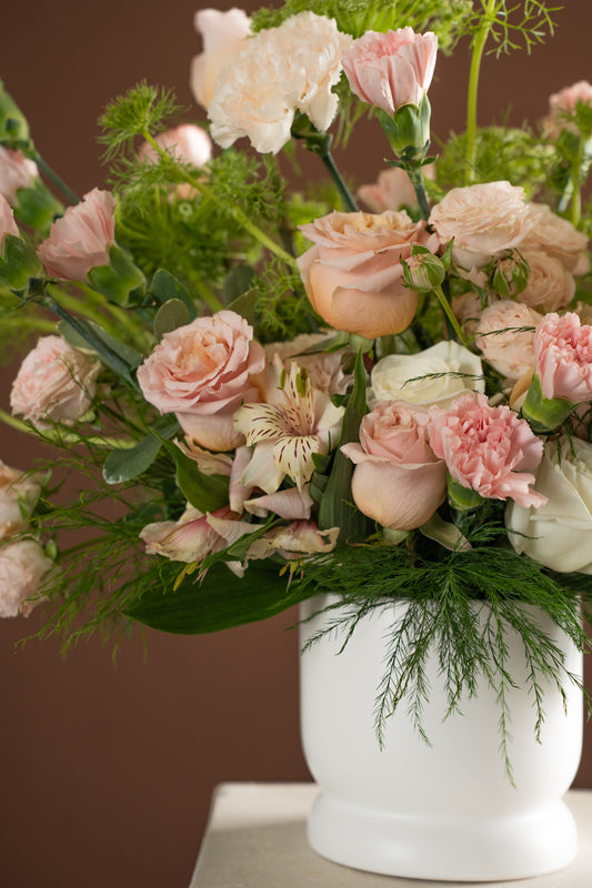 Cleo Flower Arrangement – Wildly Elegant, Softly Spoken