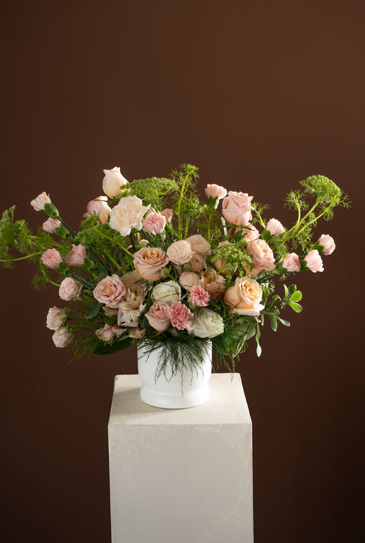 Cleo Flower Arrangement – Wildly Elegant, Softly Spoken